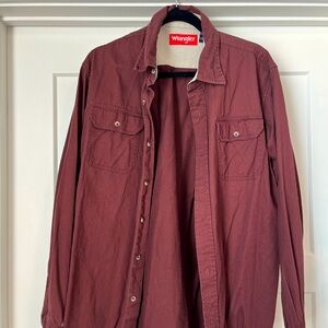 Wrangler button up, vintage!